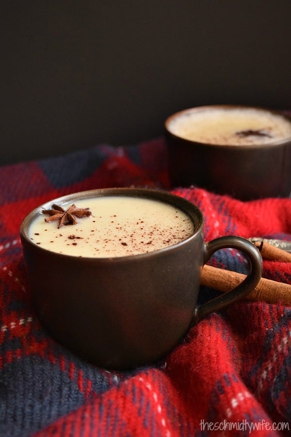 Chai Spiced White Hot Chocolate - The Schmidty Wife