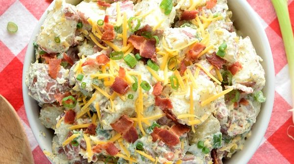 overhead Bacon Ranch Potato Salad