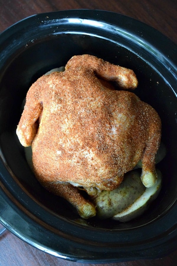 Crockpot Rotisserie Chicken The Schmidty Wife