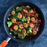 Shrimp Stir Fry (Freezer Meal)