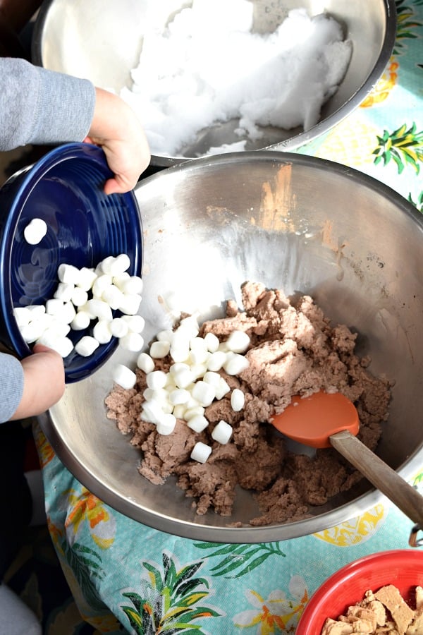 S'mores Snow Ice Cream | The Schmidty Wife