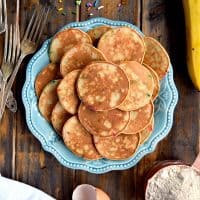 Mini Whole Wheat Banana Pancakes Recipes