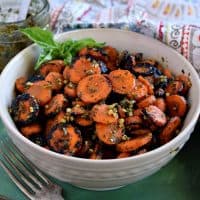 Pesto Grilled Carrots Recipe