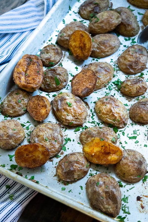 Oven Roasted Baby Potatoes - The Suburban Soapbox