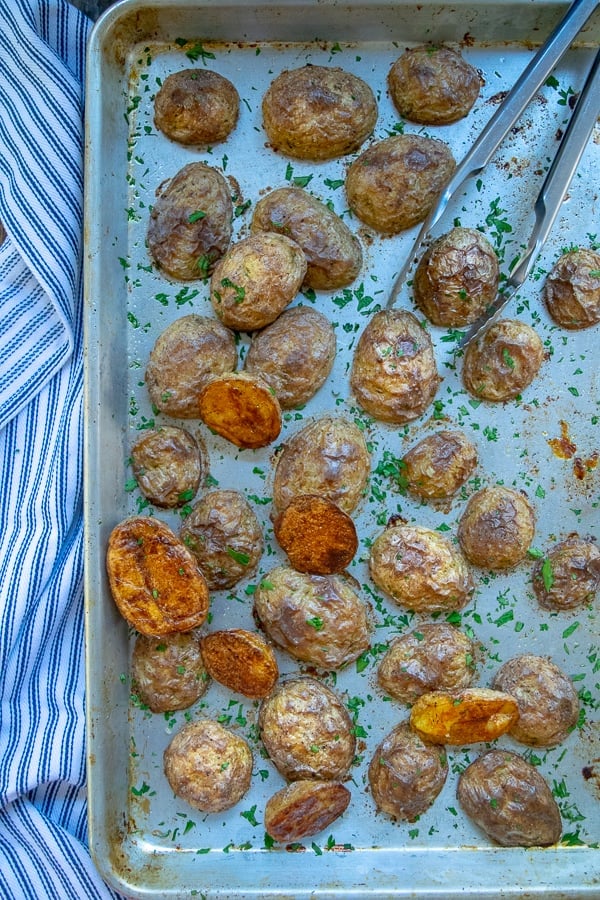 Oven Roasted Baby Potatoes - The Suburban Soapbox