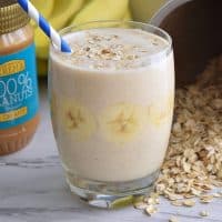 Banana Oatmeal Breakfast Smoothie