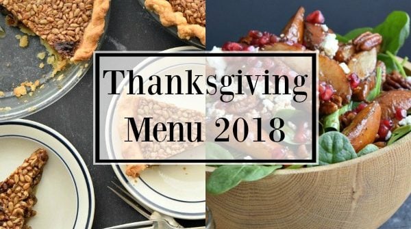 Thanksgiving Menu 2018