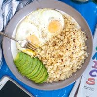 Breakfast Eggs with Cauliflower Rice Recipe
