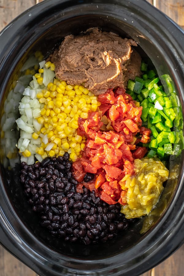 Slow Cooker Black Bean Tortilla Soup - The Schmidty Wife