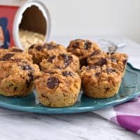 Healthy Sweet Potato Oatmeal Muffins
