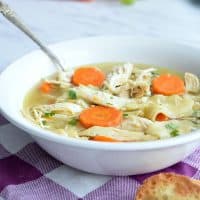 Homestyle Crockpot Chicken Noodle Soup