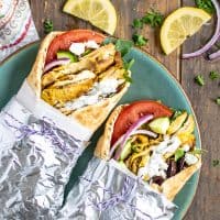 Slow Cooker Chicken Shawarma