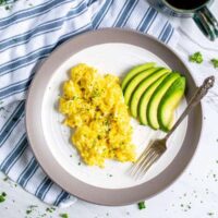 Cottage Cheese Scrambled Eggs