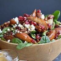 Roasted Pear & Pecan Salad