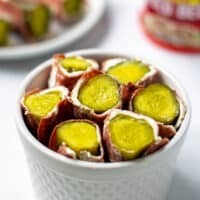 Dried Beef Pickle Roll Ups