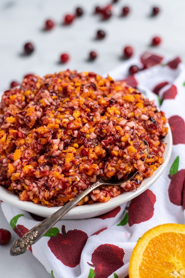 Homemade Cranberry Orange Relish - FeelGoodFoodie