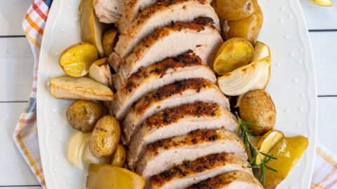 Instant pot pork loin best sale with apples and onions