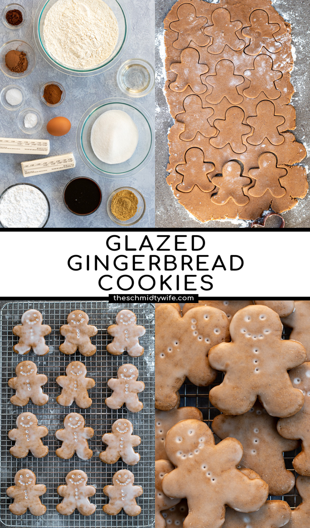 Glazed Soft Gingerbread Men Cookies The Schmidty Wife