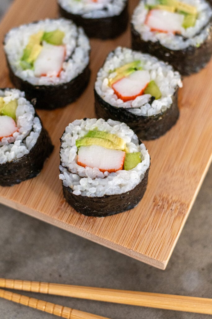 Homemade California Sushi Rolls - The Schmidty Wife