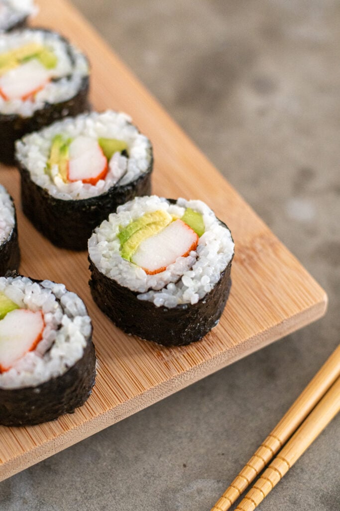 Homemade California Sushi Rolls - The Schmidty Wife