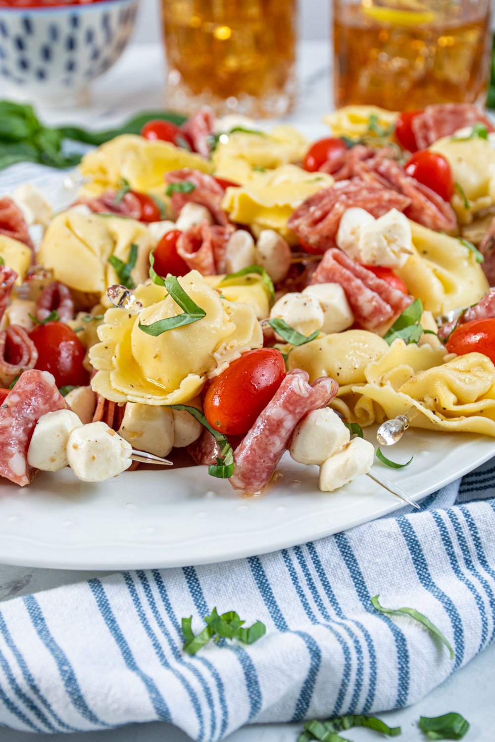 Tortellini Skewers {10 Minute Appetizer!}