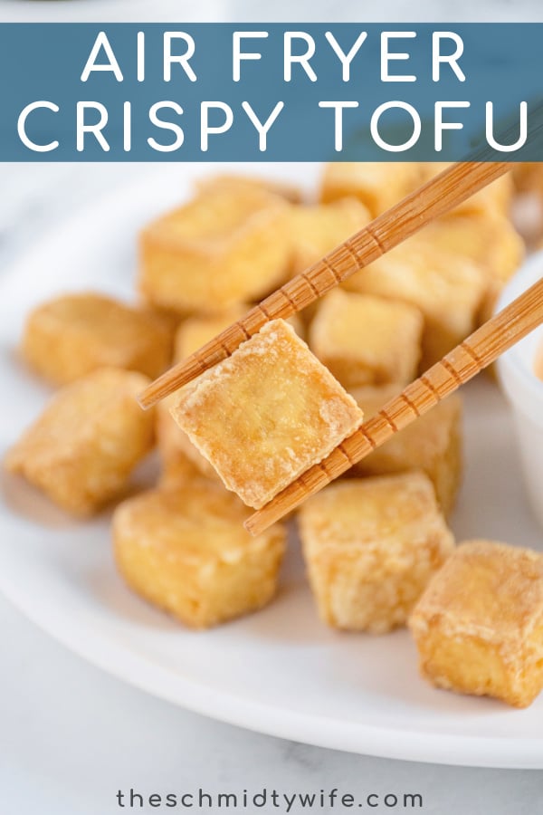 How to Make Crispy Tofu in the Air Fryer - The Schmidty Wife
