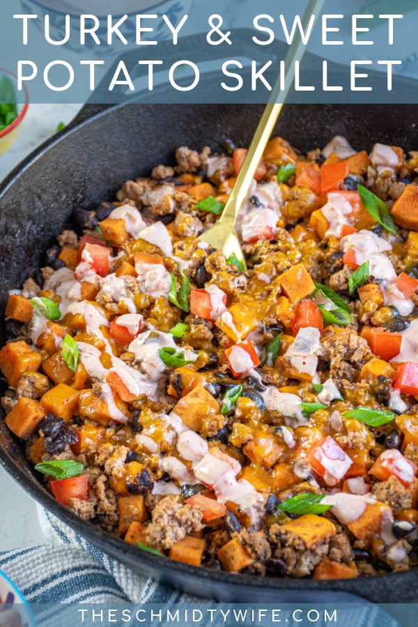 Ground Turkey and Sweet Potato Skillet - The Schmidty Wife