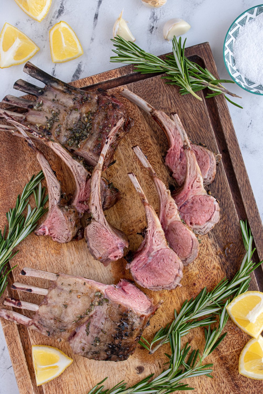 Easy Grilled Rack of Lamb - The Schmidty Wife