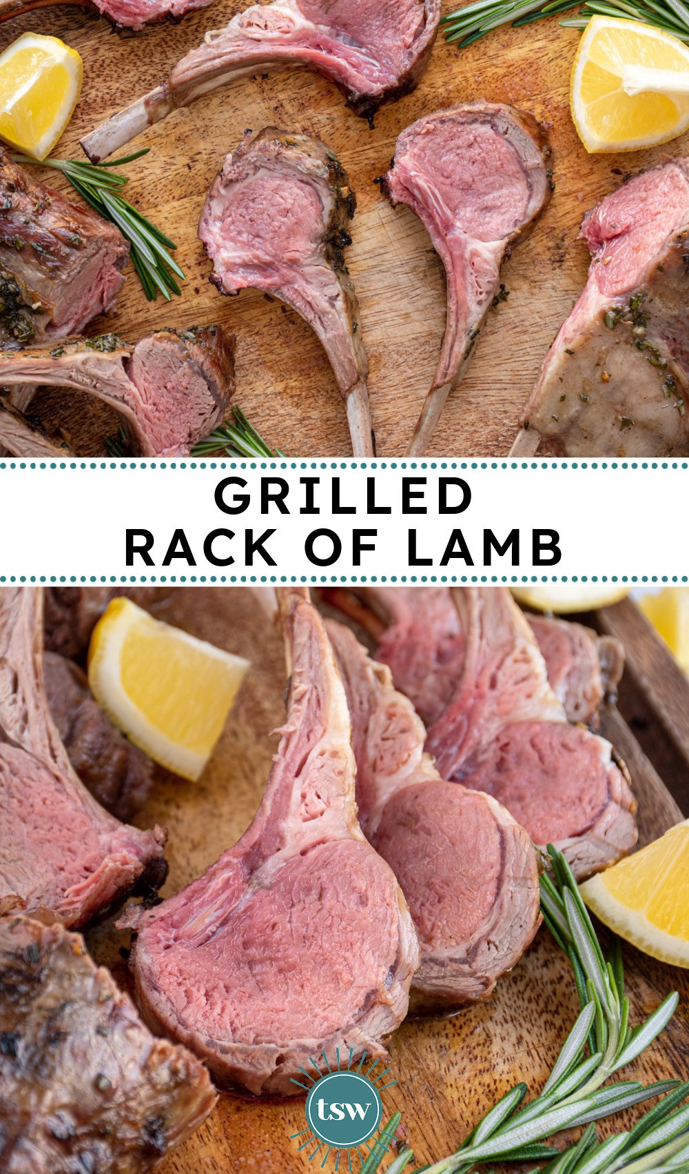 Easy Grilled Rack of Lamb - The Schmidty Wife