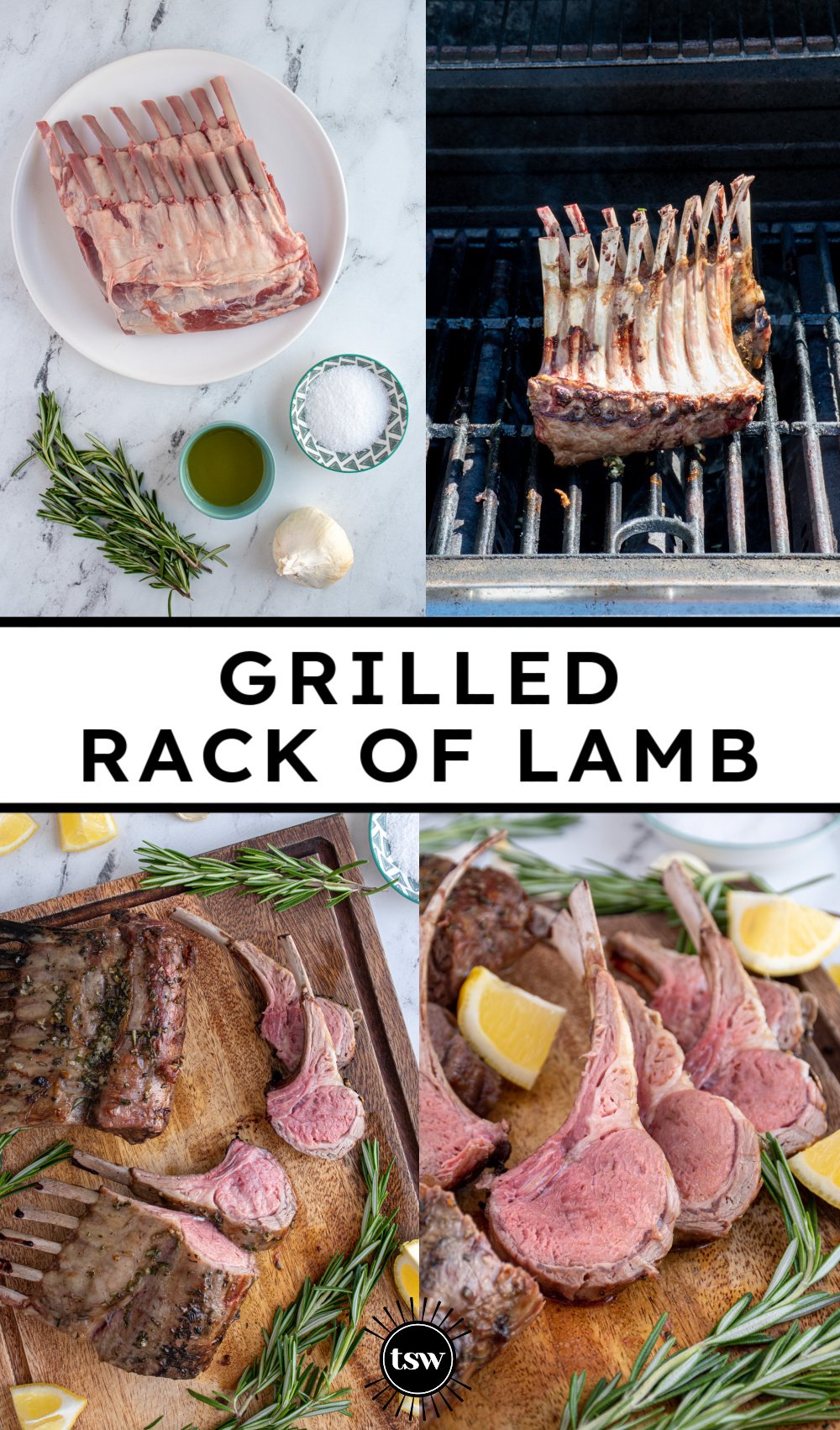 Easy Grilled Rack of Lamb - The Schmidty Wife